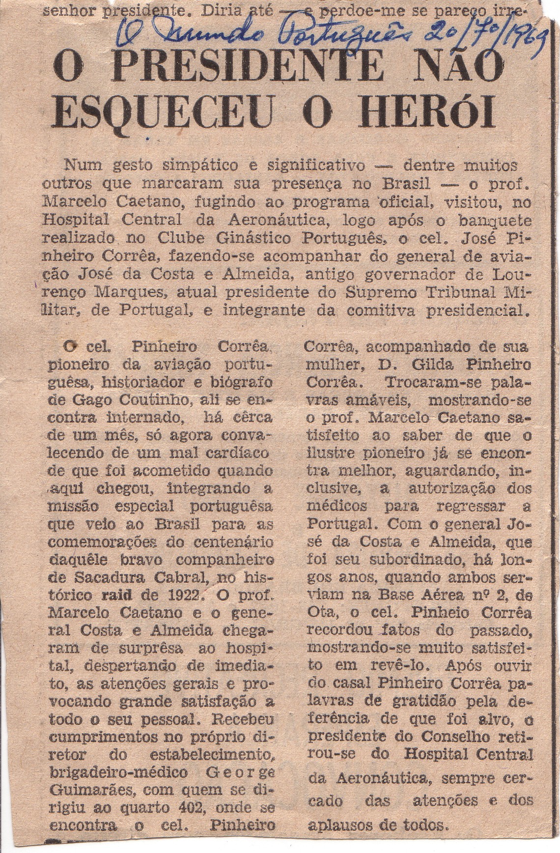 Tirada em 1969.